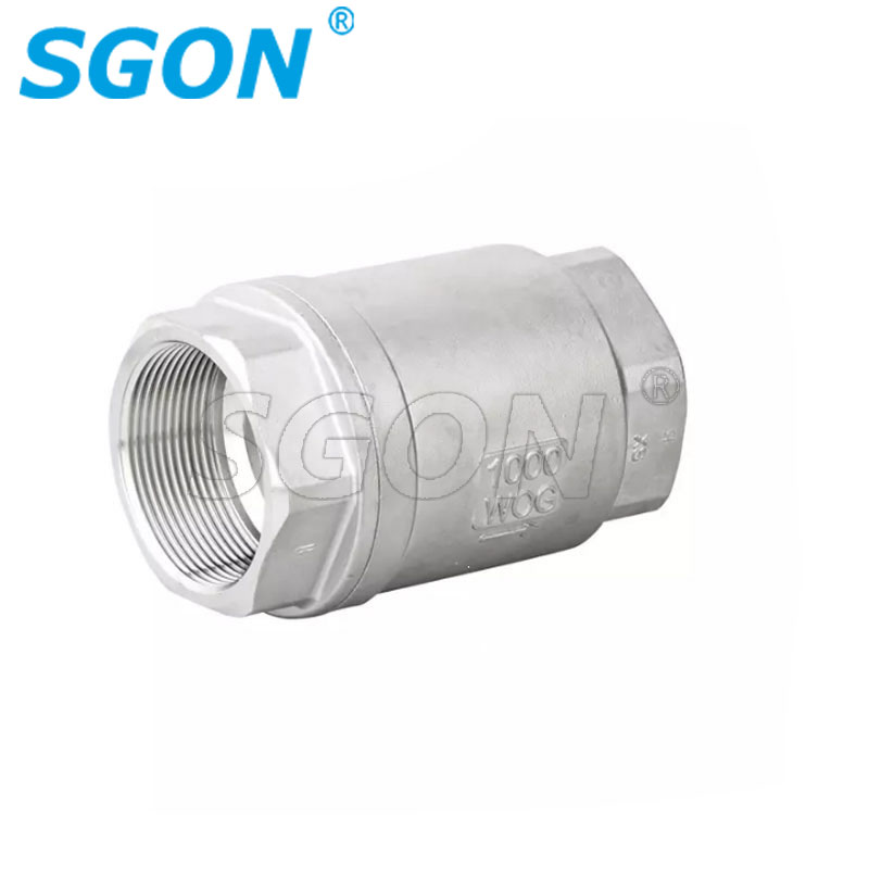 2-Piece Vertical Lift Threaded End Check Valve